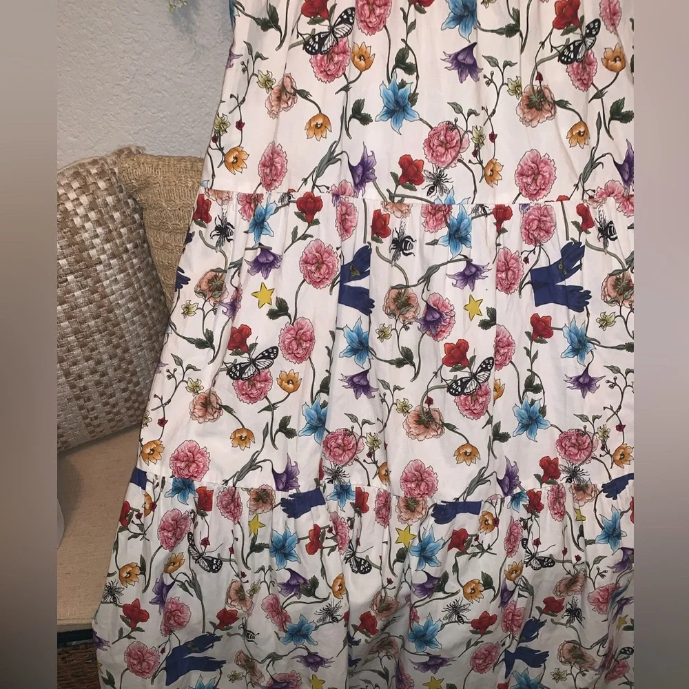 Borgo De Nor Floral Print Long Dress size 14 - Picture 14 of 17